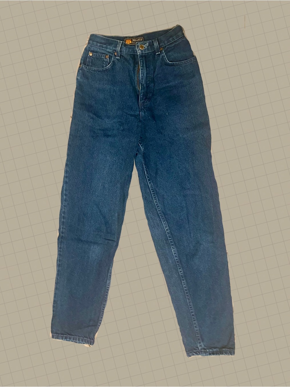 Deadstock 90s Route 66 Denim Mom Jeans in Blue Wash | Back to Campus Essentials